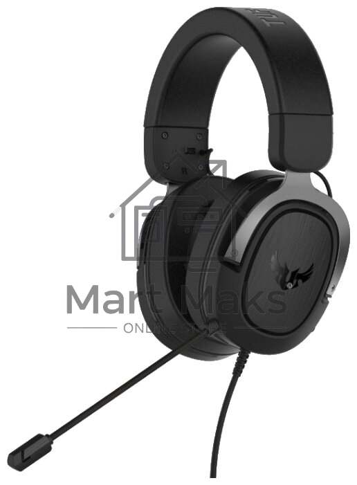 Игровые наушники ASUS TUF Gaming H3 чёрно-серые