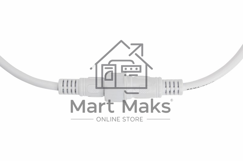 Соединительный кабель (5pin) герметичный (IP67) 5х0.5мм² белый Rexant