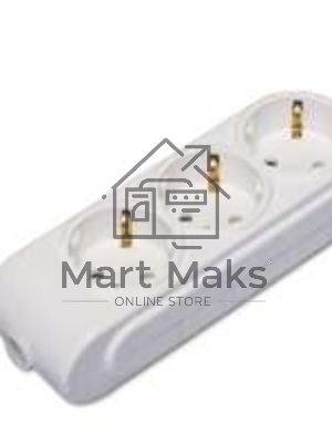 Колодка удлинителя 3-м с заземл. защ. шторки Makel N3210000 Колодка удлинителя 3-м с заземл. защ. шторки Makel N3210000
