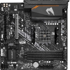 Материнская плата Gigabyte B550M AORUS ELITE, AM4, AMD B550, 4xDDR4, 4xSATA, 2xM.2, 1xPCI-E 4.0 x16, 1xPCI-E 3.0 x4, 1xPCI-E x1, 1xHDMI, 1xDVI-D, 1x 1Gb LAN, 4xUSB-A 2.0, 4xUSB-A 3.2 Gen 1, 3x3.5 мм, 7.1, Micro-ATX