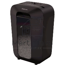 Шредер Fellowes PowerShred LX70 черный (секр.P-4)/перекрестный/11лист./18лтр./скрепки/скобы/пл.карты