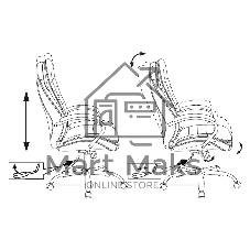 Кресло Бюрократ T-9950SL Fabric Velvet 90 светло-коричневый, ткань