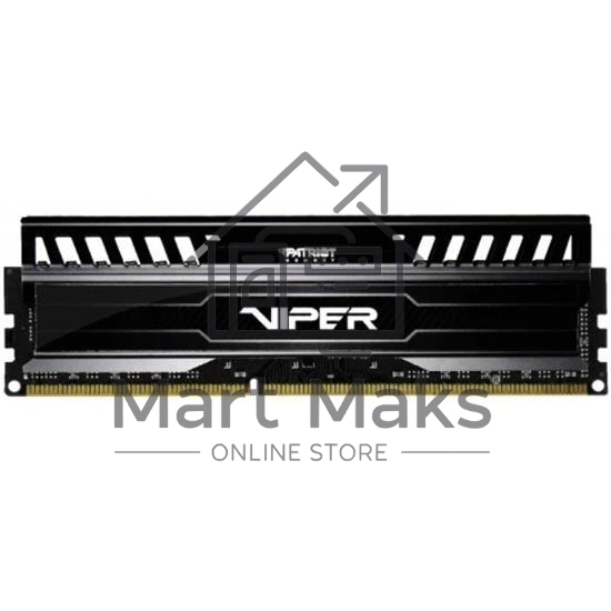 Оперативная память Patriot Viper 3, DDR3, 8GB (1x8 GB), 1600 MHz, CL10, радиатор, черный