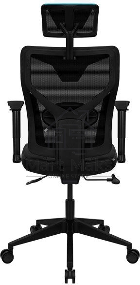 Кресло Aerocool GUARDIAN Ice Blue (<150кг, эргономичное, сетчатый материал, 2D подлокотник)