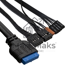 Компьютерный корпус Minitower ExeGate BAA-109U2-UN500 (mATX, БП UN500 с вент. 12см, 2*USB+2*USB 3.0, аудио, черный)