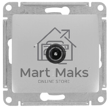 Systeme Electric Glossa Алюминий Розетка TV одиночная 1DB
