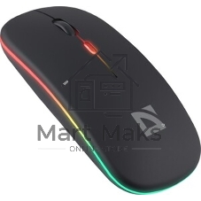 Мышь беспроводная Defender Coda MB-261 черный, 1600 dpi, радиоканал, Bluetooth, USB, кнопки - 4