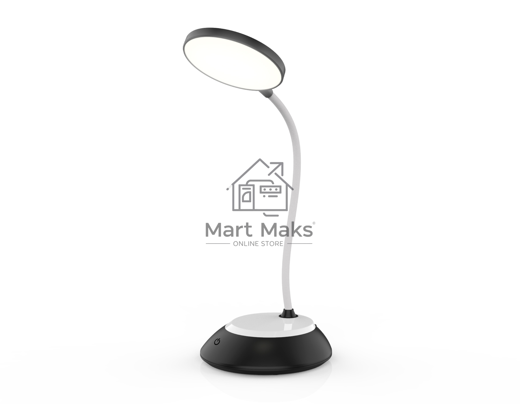 Светодиодная настольная лампа Ambrella light DE601 BK/WH черный/белый LED 2800-6500K 5W