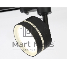 Трековый светильник Ambrella light GL5385 BK/FR черный/белый матовый GX53 max 12W