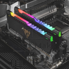 Оперативная память Patriot Viper Steel, DDR4, 64GB (2x32GB), 3200MHz, CL18, DIMM, с радиатором, RGB, черный