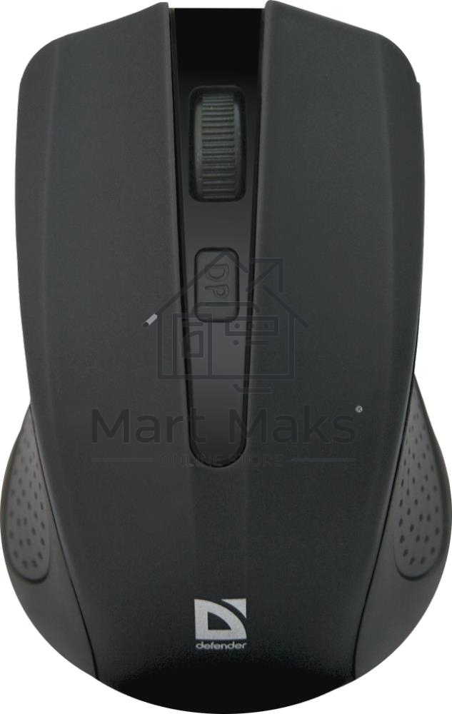 Мышь беспроводная Defender Accura MM-935 черный, 1600 dpi, радиоканал, USB, кнопки - 4