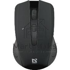 Мышь беспроводная Defender Accura MM-935 черный, 1600 dpi, радиоканал, USB, кнопки - 4