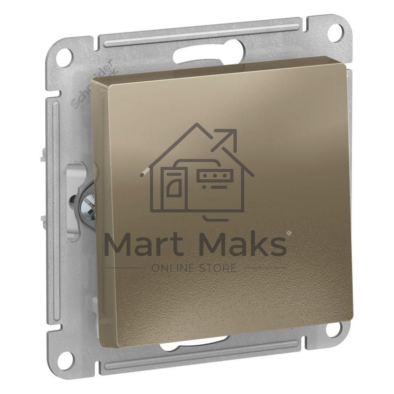 Механизм выключателя 1-кл. ATLAS DESIGN (сх.1) 10АХ шампань SchE ATN000511