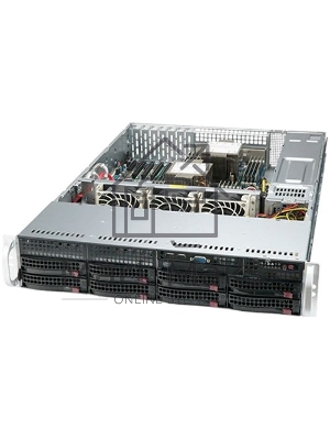 Серверная платформа Supermicro SYS-620P-TR 2U noCPU(2)3rd GenScalable/TDP 270W/no DIMM(18)/ SATARAID HDD(8)LFF/2x1GbE/1200W