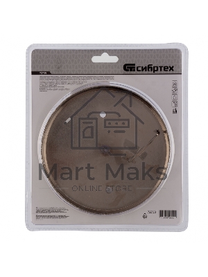 Сверло по керамической плитке и стеклу Сибртех 150 х 55 мм, 6 гр.хв-к, с центр. сверлом