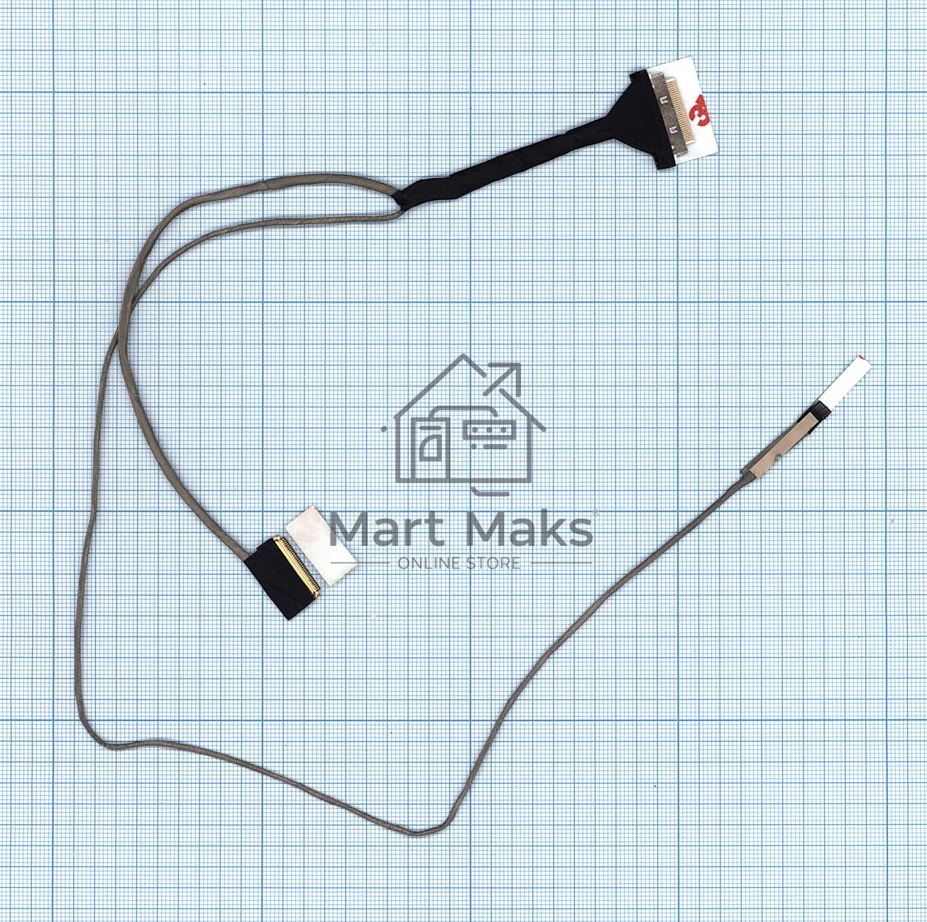 Шлейф матрицы для ноутбука HP 15-DA 15-DB TPN-C135, TPN-C136 30-pin без тачскрина