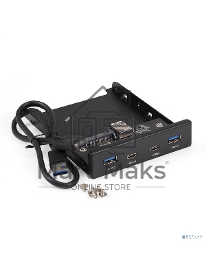 Планка USB на переднюю панель ExeGate U3H-622, 3,5