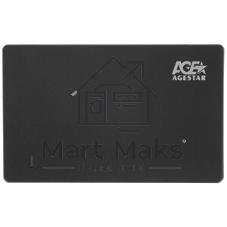 Внешний корпус для HDD AgeStar 3UB2P3 SATA III пластик черный 2.5