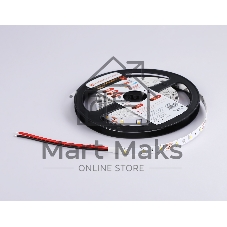 Светодиодная лента GS1001 2835 60Led/ 4.8W m/ 12V IP20 3000K/ 5000*8*1.2mm (2 конт.)