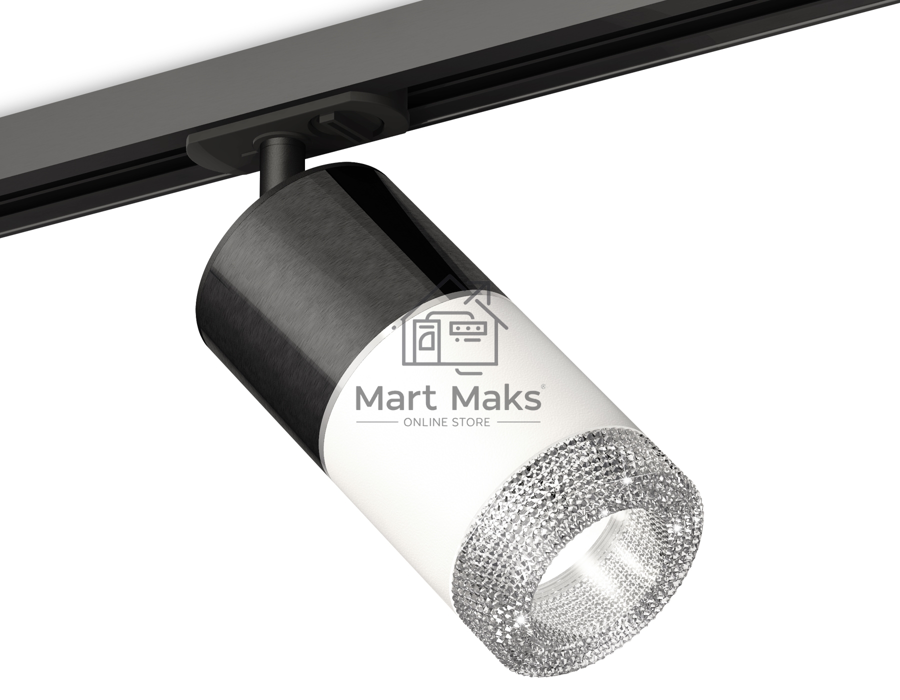 Светильник Ambrella light XT7401051 SWH/DCH/CL/SBK белый песок/черный хром/прозрачный/черный песок MR16 GU5.3