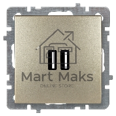 Nilson Механизм розетки USB (зарядка 2,1А, 2 порта), ТУРАН-АЛЕГРА-ТОР, metallic, золото (24150481) Nilson Механизм розетки USB (зарядка 2,1А, 2 порта), ТУРАН-АЛЕГРА-ТОР, metallic, золото (24150481)