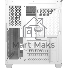 Компьютерный корпус Bloody CC-121 белый без БП mATX 7x120мм 1xUSB2.0 1xUSB3.0 audio