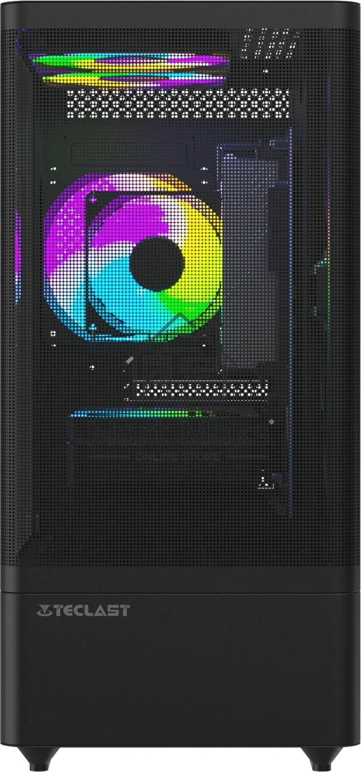 Компьютер Teclast G03 Ryzen 5 7500F (3.7) 32Gb SSD1Tb RTX 5060TI 8Gb Windows 11 Pro GbitEth WiFi BT 500W черный (G03 7500F32G1T5060T8BKRU)