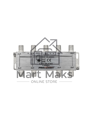 Делитель ТВ х 8 под F разъем 5-1000 МГц PROCONNECT