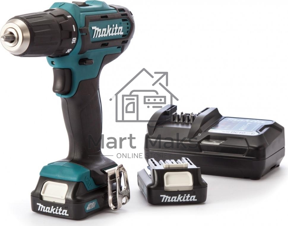 Дрель-шуруповерт Makita DF333DWYE Аккумуляторная, Кейс