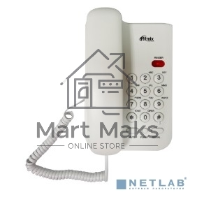 Телефон проводной Ritmix RT-311 белый