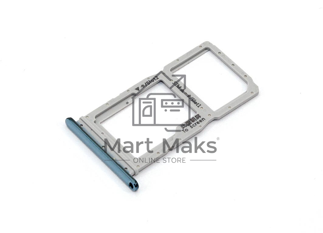 Лоток для SIM-карты Huawei P Smart Z синий