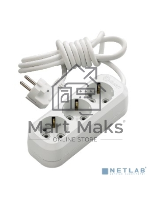 Удлинитель 3х2м с заземл. 16А IP20 Makel MGP132