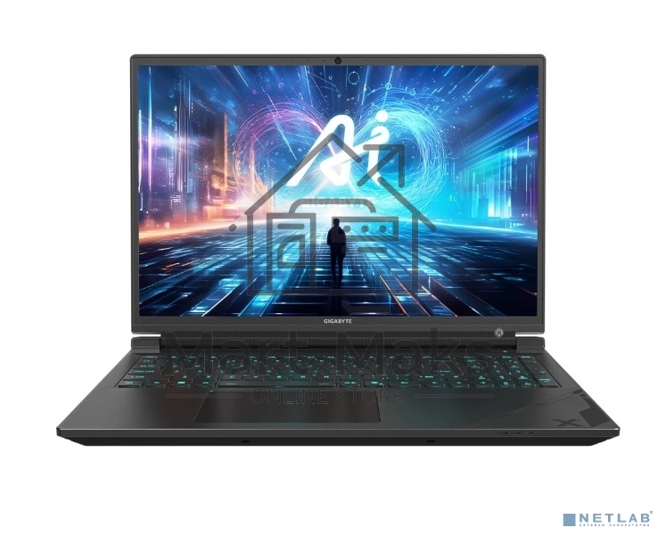 Ноутбук Gigabyte G6X серый 9MG-42KZ853SD Core i7 13650HX 16Gb SSD512Gb NVIDIA GeForce RTX4050 6Gb 16
