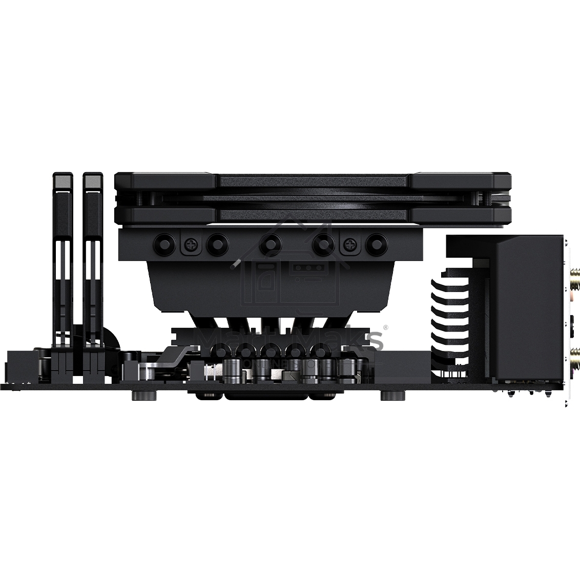 Кулер для процессора ID-COOLING IS-50X-V3 черный 120мм алюминий+медь 2000rpm 31.2db 4-pin 130W 56мм