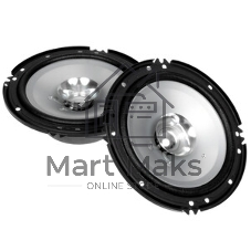Колонки автомобильные Kenwood KFC-S1656 330Вт 87дБ 4Ом 16см (6.5дюйм) (ком.:2кол.) коаксиальные двухполосные