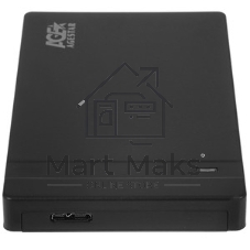 Внешний корпус для HDD AgeStar 3UB2P3 SATA III пластик черный 2.5