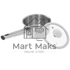 Ковш Rondell Modern RDS-1745, 0.9 л, с крышкой, сталь