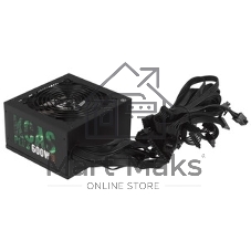 Блок питания Aerocool/Formula KCAS PLUS 600W, 600Вт, 80 PLUS Bronze, 120мм, черный