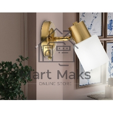 Светильник Ambrella light TR3967 BS/FR латунь/белый матовый  E27 max 40W 140*80*194