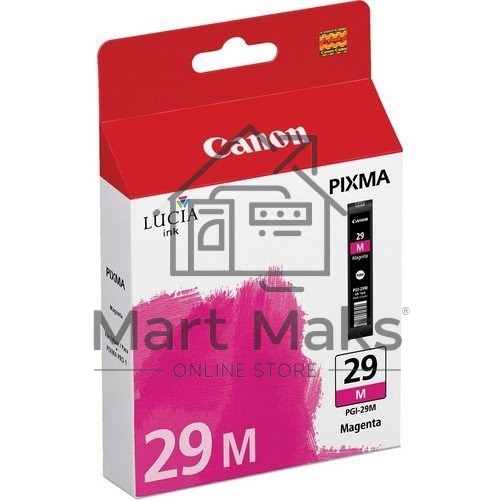 Картридж струйный Canon PGI-29M (4874B0011) пурпурный (281стр.) для Canon Pixma Pro 1