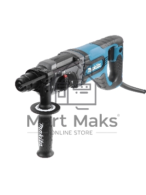 Перфоратор Makita HR2475 Перфоратор,SDS+, 780Вт,3реж,2.7Дж,0-4500у\м,3кг,чем,Д-образ