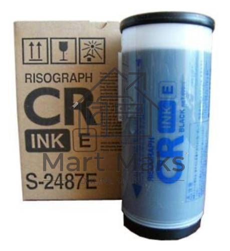 Краска RISO CR Black (800мл) (o) (КРАТНО ДВУМ ШТУКАМ!!!)