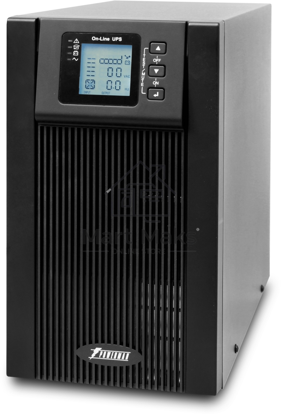 Источник бесперебойного питания Powerman Online 3000VA/2400W, 220V, Tower, Out: 3xShuko, Black*Online3000