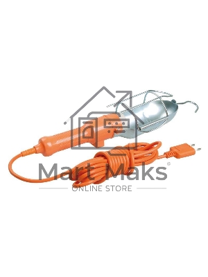 Светильник переносной УП-1P пл. вил. с выкл. 2Р 5м ИЭК WSP20-05-K09