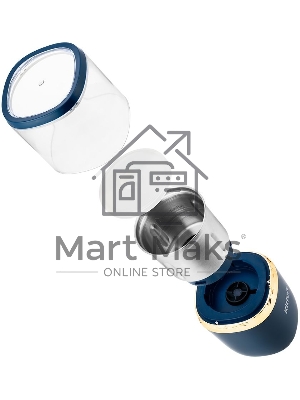 Кофемолка Kitfort KT-769 сист.помол.:ротац.нож темно-синий