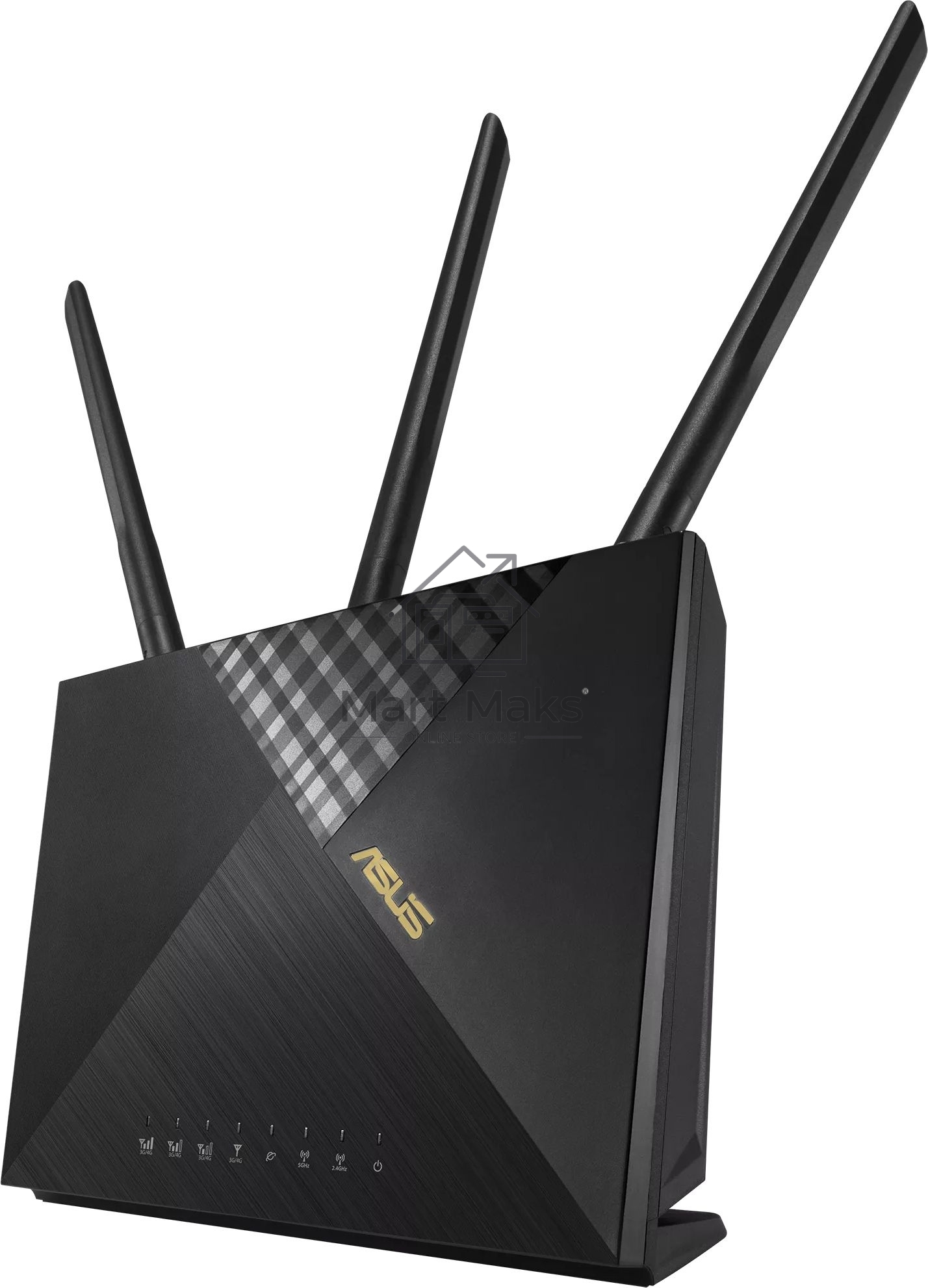 Маршрутизатор ASUS 4G-AX56 Dual-Band WiFi 6 LTE Router 574+1201Mbps EU RTL 5 (869225) (90IG06G0-MO3110)