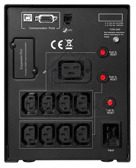 Источник бесперебойного питания CyberPower PR3000ELCDSL 3000VA/2700W USB/RJ11/45 (9 IEC)