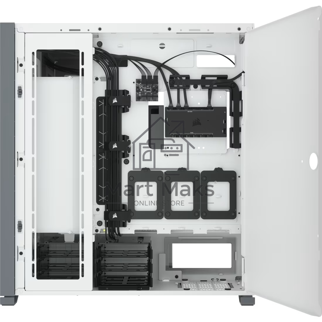Компьютерный корпус Corsair iCUE 7000X RGB CC-9011227-WW Full-Tower ATX, белый, Tempered Glass (639459)