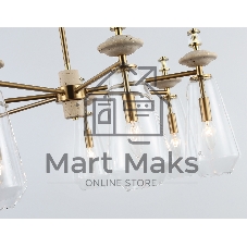 Люстра Ambrella light LH53306/7 BS/CL латунь/прозрачный E14*7 max 40W D770*925