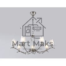 Люстра Ambrella light LH57083/7 SN/FR никель/белый матовый E14/7 max 40W D840*790